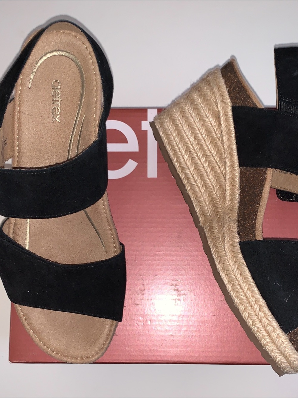 Aetrex Ashley Black Size 7 New Original Box - Picture 3 of 15